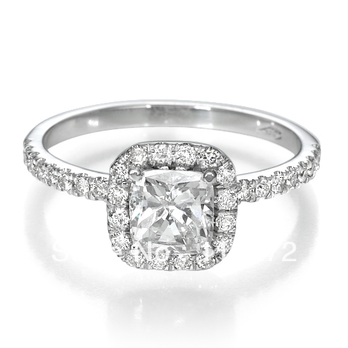 ... VS-SIMULATION-DIAMOND-SOLITAIRE-ENGAGEMENT-RING-FILLED-14K-WHITE-GOLD