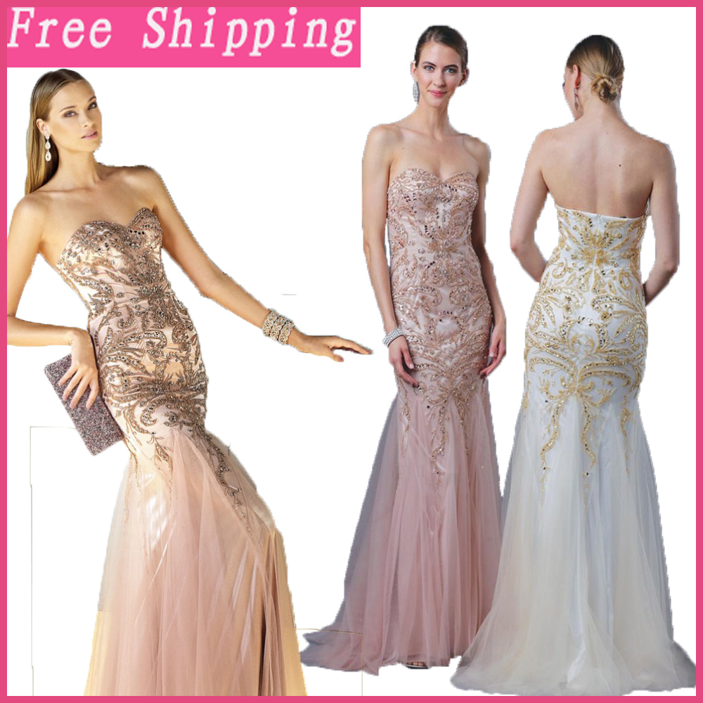 -Prom-Dresses-Mermaid-With-Hand-Make-Beads-Crystal-Evening-Dresses ...
