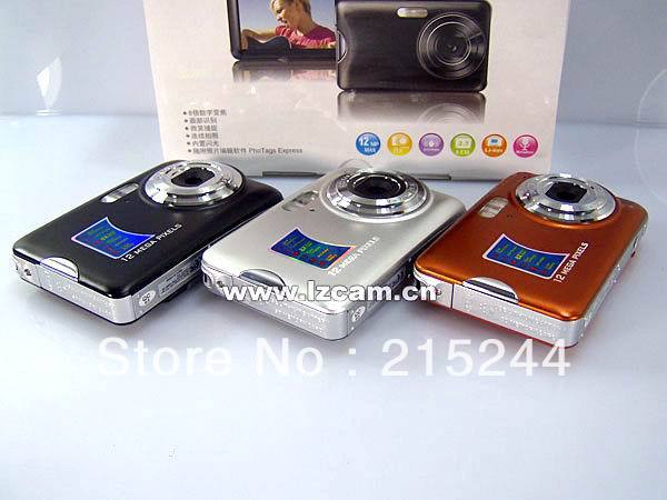 Hot Portable mini 8X digital zoom 5 0MP CMOS 12MP MAX Digital camera Built in 16MB
