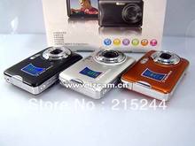Hot! Portable mini 8X digital zoom 5.0MP CMOS (12MP MAX) Digital camera, Built-in 16MB memory space,with 2.7″ LCD Display camera