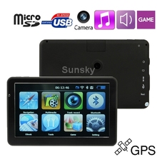 7.0 inch Touch Screen Vehicle DVR Digital Video Recorder GPS Navigation with Dual TF Card Slot, AV In Function