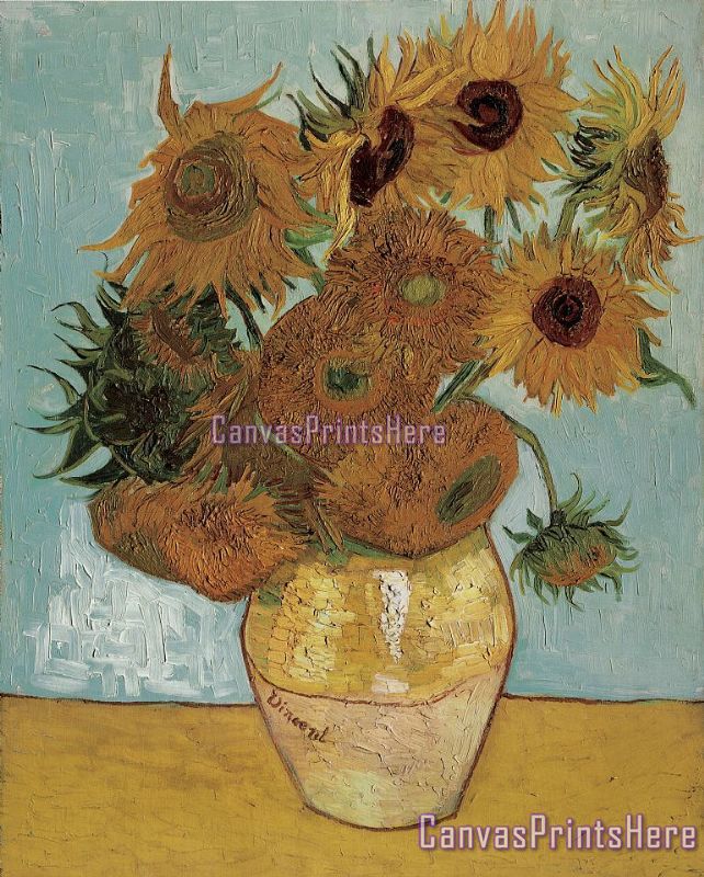 Vincent-van-Gogh-font-b-Sunflowers-b-font-canvas-print-large-canvas ...