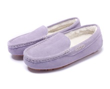 Wool 2013 autumn and winter gommini loafers female plush shoes thermal women’s shoes flat tassel women’s single shoes