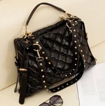 2015 women s handbag pleated bubble shoulder bag rivet women s handbag women s bag handbag