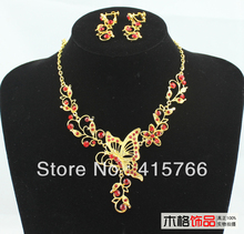 Butterfly bride necklace chain marriage gauze first act the role ofing is tasted wedding tiara dress