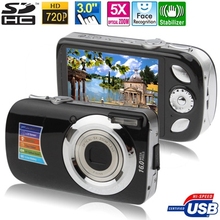 A620 Black, 5.0 Mega Pixels 5X Zoom Digital Camera with 3.0 inch TFT LCD Screen, Support SD Card (Interpolation)