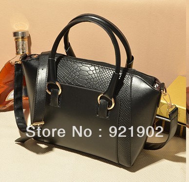 Crocodile pattern handbag shoulder bag Messenger bag