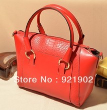 Crocodile pattern handbag shoulder bag Messenger bag