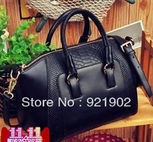 Crocodile pattern handbag shoulder bag Messenger bag