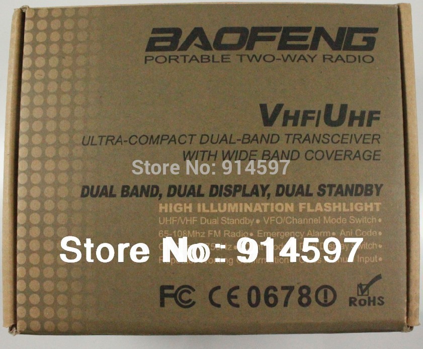 Baofeng   uv-5re 5  128ch uhf +   vox    uv5re   sma - 