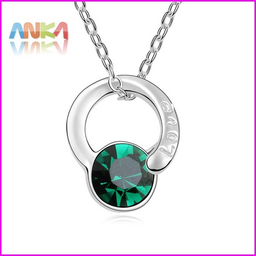 Brand Fashion Jewelry Love Necklace for Women 2015 New Design MADE WITH SWAROVSKI ELEMENTS 100617