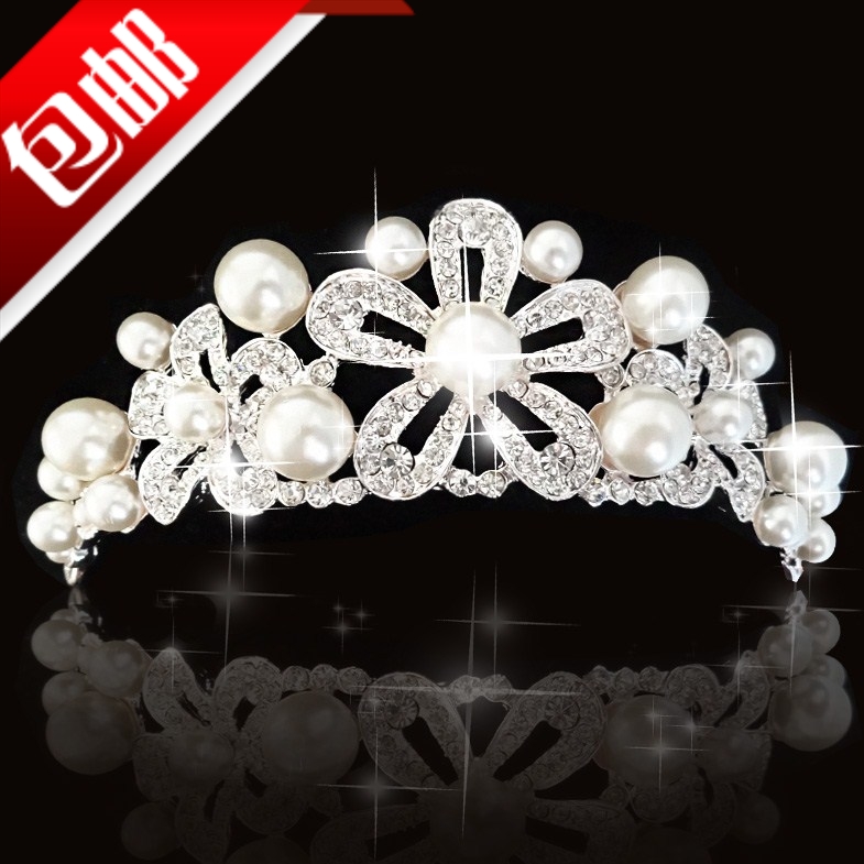 Big pearl flower bride hair accessory hair accessory marriage accessories formal dress