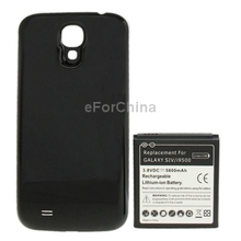 5800mAh Replacement Mobile Phone Battery Cover Back Door for Samsung Galaxy S IV / i9500 (Black)