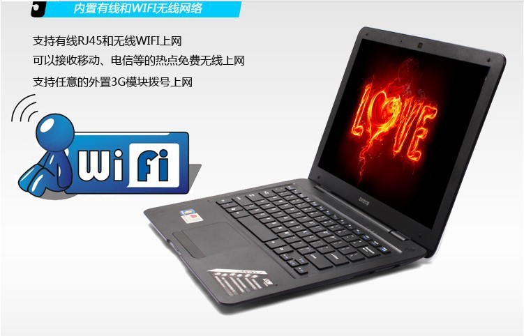 Brand new laptop manufacturer wholesale domestic 13 inch ultra thin dual core d2500 netbooks