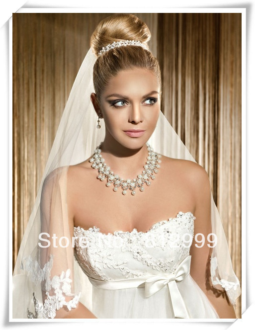 -Custom-Wedding-Veils-Women-Bridal-Hair-Pieces-Elbow-2T-1-5M-Bridal ... -Custom-Wedding-Veils-Women-Bridal-Hair-Pieces-Elbow-2T-1-5M-Bridal ...
