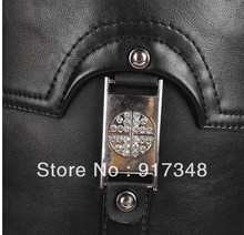 Black Genuine Leather Riding Knight Boots For Women Knee High Jackboot Boot EU Size 40 41