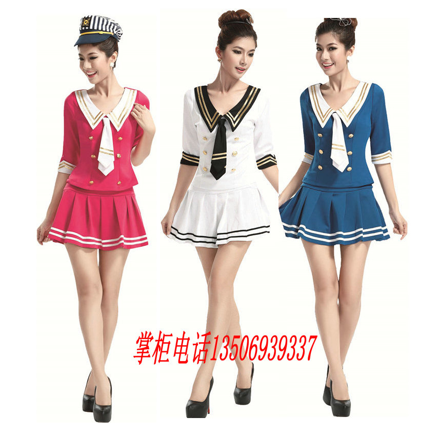 navy turn-down collar tie work wear sexy costume sauna, pediluvium ... navy turn-down collar tie work wear sexy costume sauna, pediluvium ...