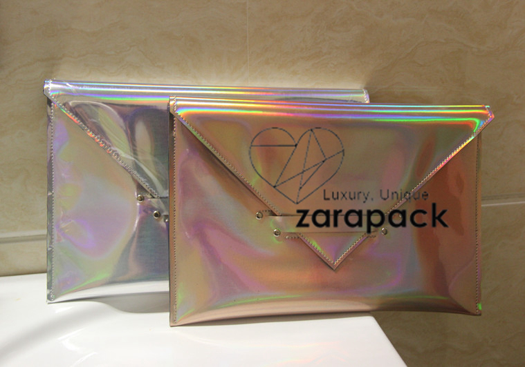 New Hologram Envelope Clutch Handbag Adjustable Chain Shoulder Bag IT BAG