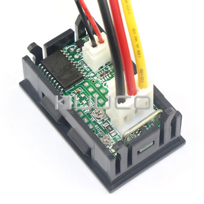 Купить 20 шт/много yb27va dc 0-300В/10a красный/светодиод вольтметра ...