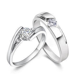 Couple-Rings-Sets-Unique-Wedding-Ring-Design-Genuine-S925-Sterling ...