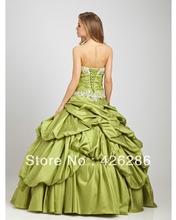 2013 New Elegant Sweetheart A Line Lace Quinceanera Dresses Satin Lace Up Back Dress Quinceanera Size