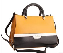 LAORENTOU NEW women’s boutique totes fashion normic all-match colorant match cross cowhide genuine leather handbag