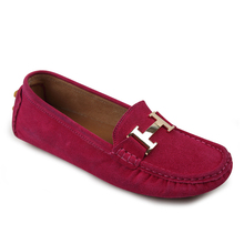 2014 Top Quality Fashion Womens Genuine Leather Casual Driving Shoes Soft and Comfortable Moccasins Loafers Free