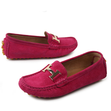 2014 Top Quality Fashion Womens Genuine Leather Casual Driving Shoes Soft and Comfortable Moccasins Loafers Free
