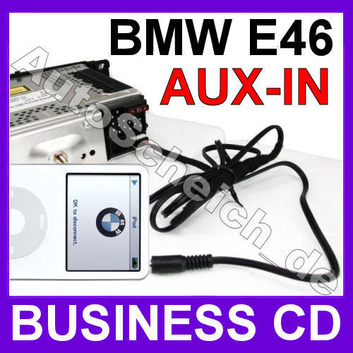Aux adapter cable bmw e46 business cd radio #3
