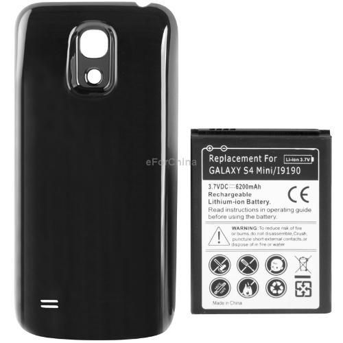 6200mAh Android Celular Evoke Replacement Mobile Phone Battery with Cover Back Door for Samsung Galaxy S