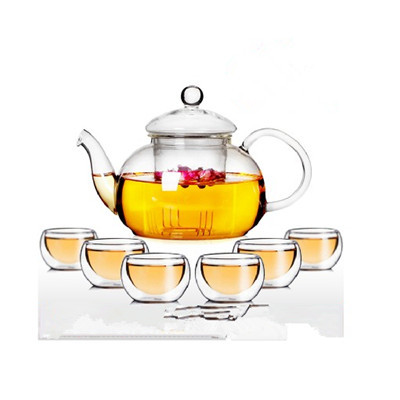 Glass Tea Set 7 Kung Fu Tea Set set of filter Teapot