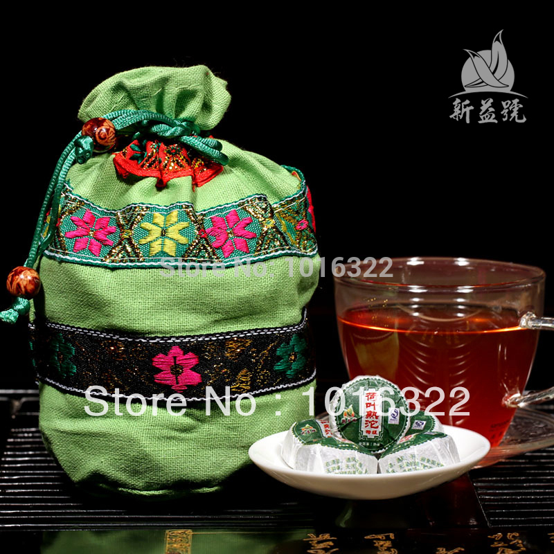 On Sale 50pcs Lotus leaf Puer Pu er Pu erh tea Mini Yunnan Puer tea Chinese