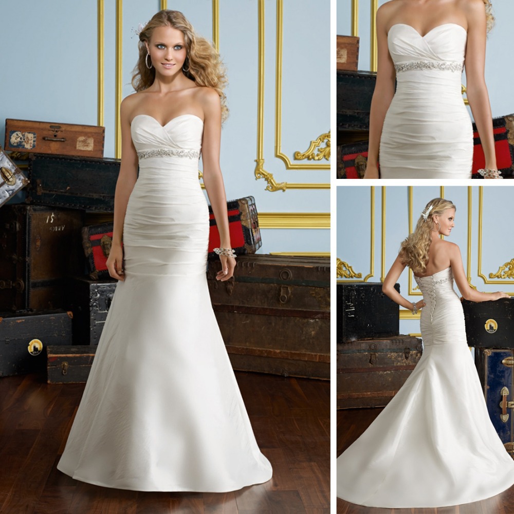 plain wedding dresses