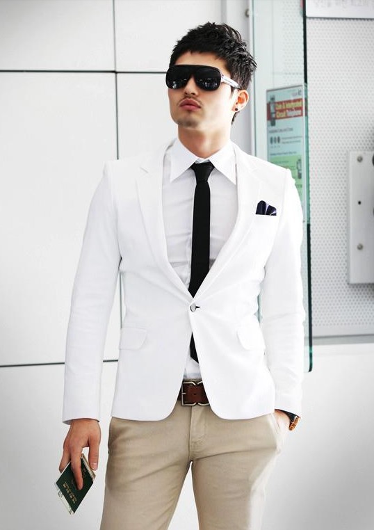 white blazer for men