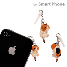 Free Shipping Wholesale 8 pcs lot 3D lovely Cat Plug in earphone jack accessory for ipad