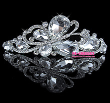 Free shipping Butterfly bride marriage accessories hair accessory accessories