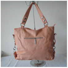 A101 pink popular bag purses fashion ladys handbag 42x25cm PU 7 different colors two function Free