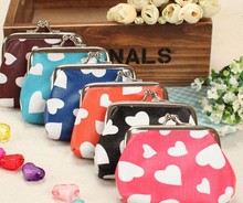 Free shipping the new female personality love in the spring of zero purse, key package
