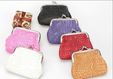 Free shipping the new fashion women beast grain animal grain zero purse, key package, mini button bag
