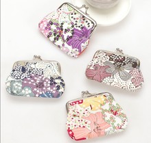 Free shipping the new fashion female floral cloth art zero wallet, keys, bags, mini handbag