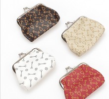 Free shipping the new fashion PU ossicle zero wallet, button bag, miniature handbags