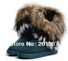 Wholesale Hot sale Free shipping Fashion Rabbit hair and Fox Fur In tube Color matching