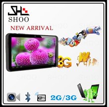 7 inch android Dual Core 3g phone GPS bluetooth tablet pc Capacitive Screen MTK6572 1 3GHZ