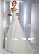 2013 new sexy shoulder waist big court trailing wedding
