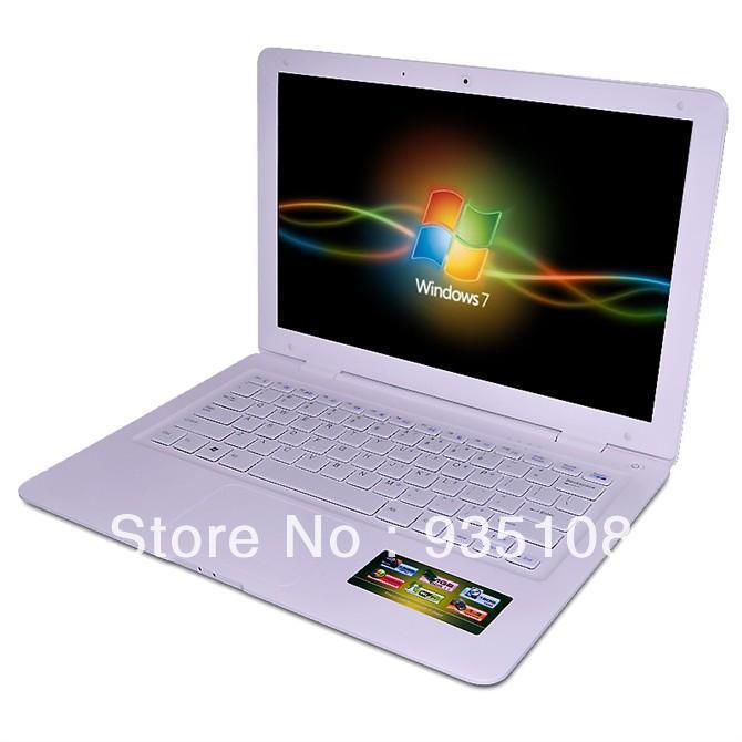 Factory 13 3 Laptop Ultrabook Windows 7 Netbook with Intel Atom D2500 1 8Ghz 1GB RAM