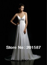 Tall waist wedding dress contracted temperament haute couture wedding dresses of high quality cheap wedding dress