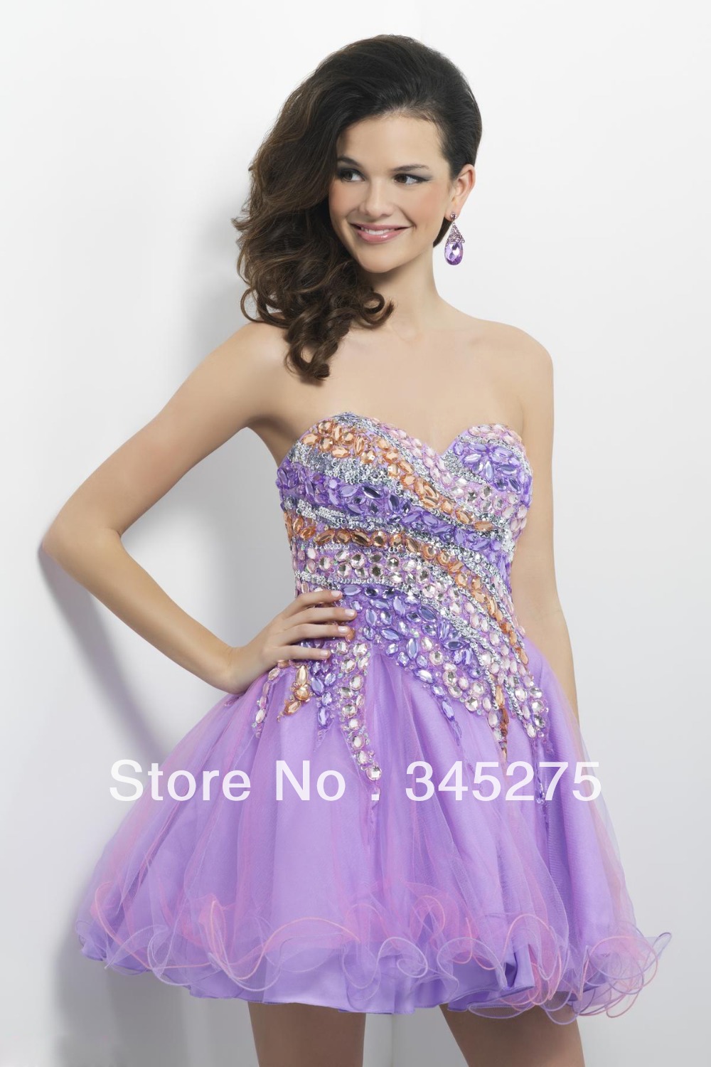 Lavender-Melon-Net-stones-8th-grade-graduation-dresses-2013-Short ... Lavender-Melon-Net-stones-8th-grade-graduation-dresses-2013-Short ...