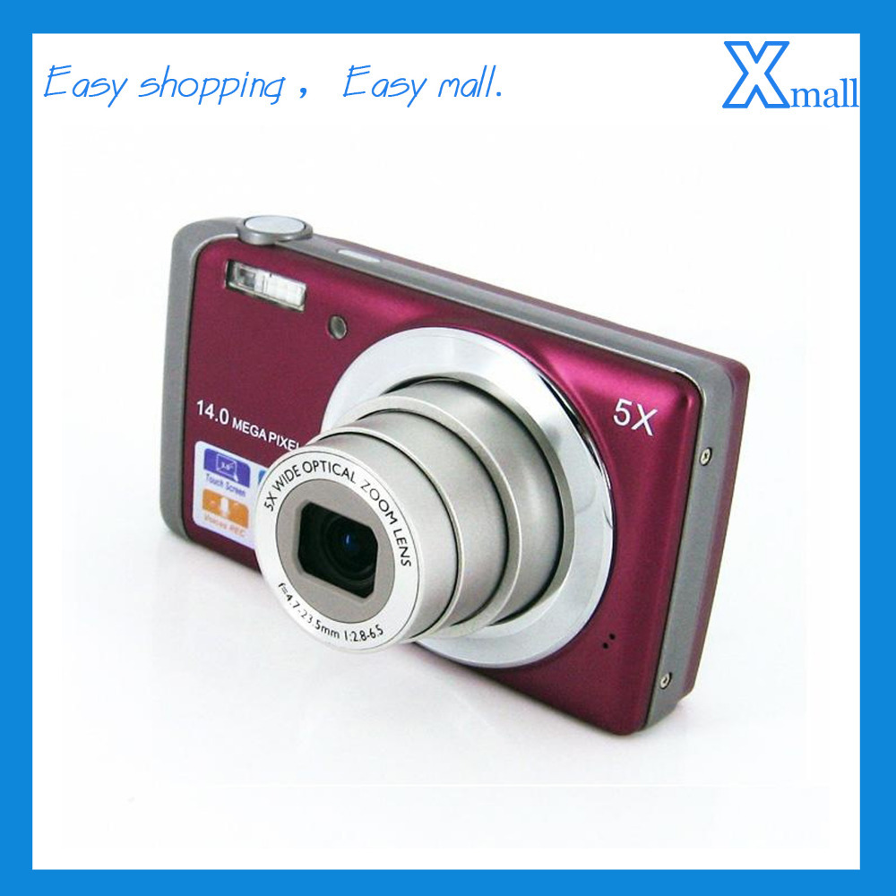Winait s 14MP CCD digital camera with 5X optical zoom and 3 touch panel