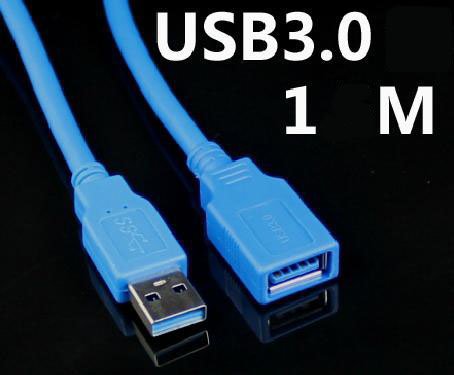 Free Shipping Super Speed USB 3 0 A male to Female Extension Cable 1M