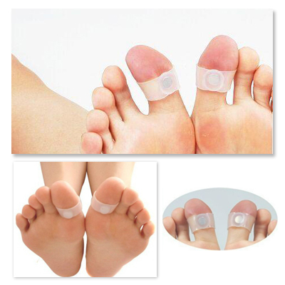 3pair lot Hot Guaranteed 100 New Magnetic Silicon Foot Massage Toe Ring Weight Loss Slimming Easy